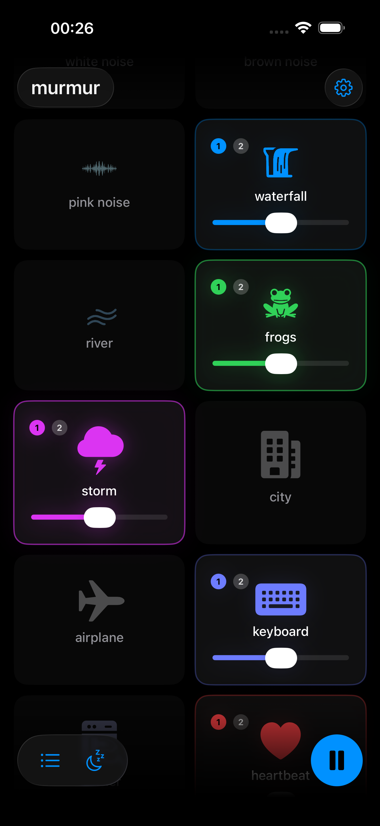 murmur extended sound library