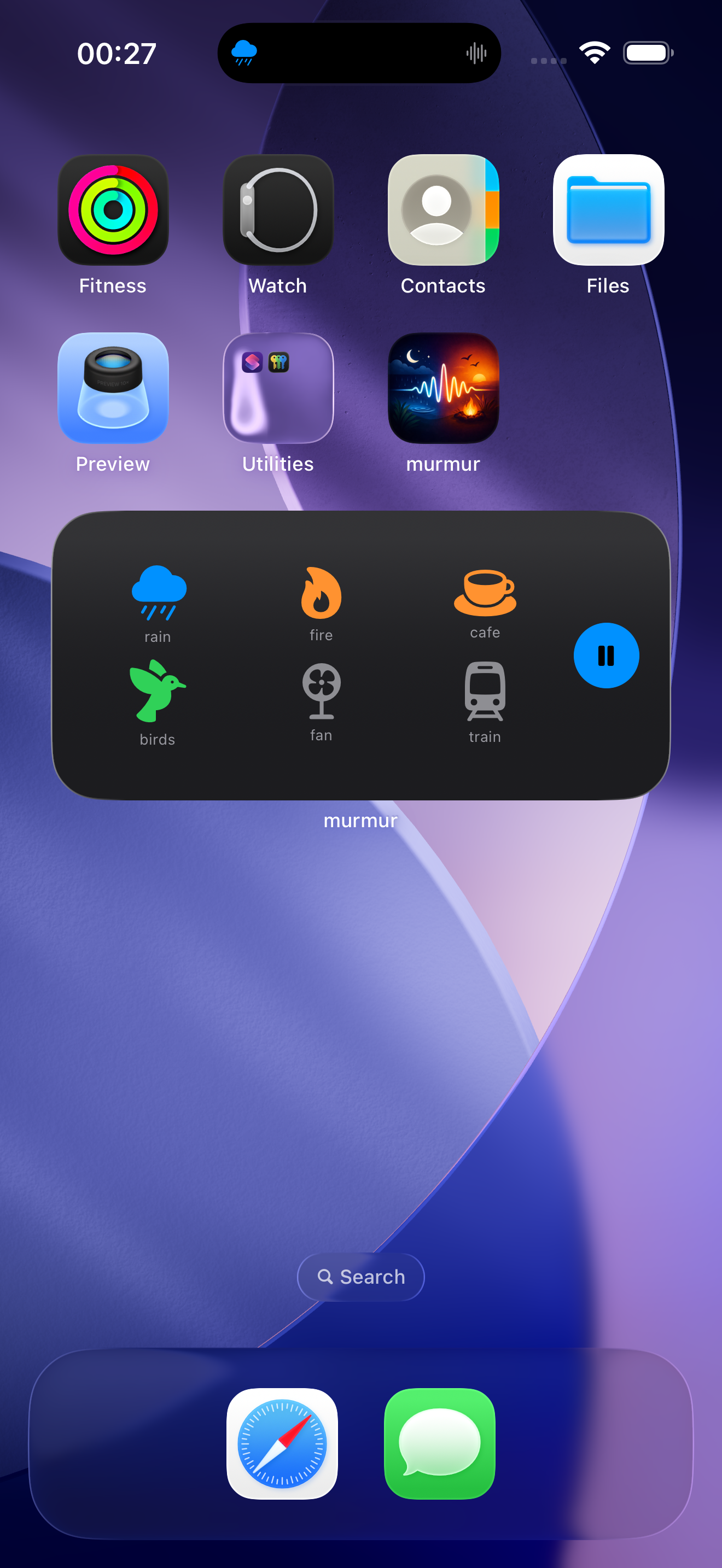 murmur home screen widget